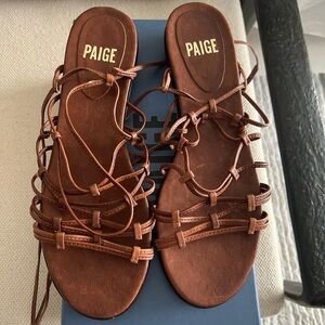 Size 9 Paige Tie up sandals